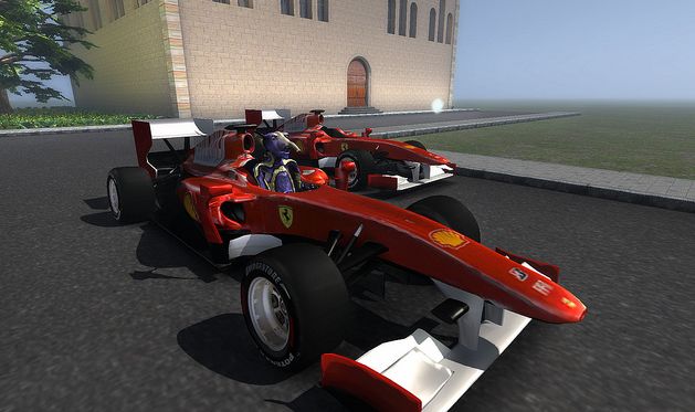 ... and as I know you enjoy Formula 1, here's a Ferrari (sorry, couldn't find a Merc or McLaren) from 2010 by SL user Timmi Allen