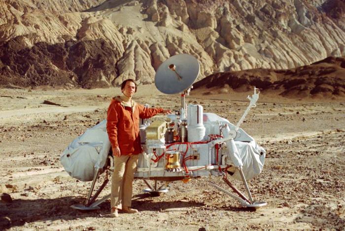 The late Carl Sagan discusses the Viking mission and the controversy surrounding its science results in his ground-breaking television series, Cosmos