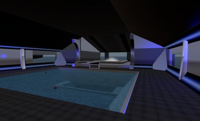 The original pool and jacuzzi