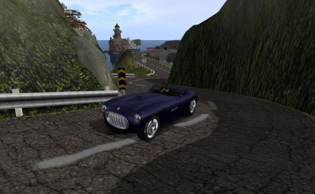 Driving through the mountains of Second Norway in my GT43 S