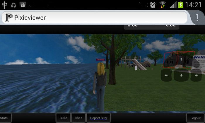Pixieviewer on the Galaxy S2