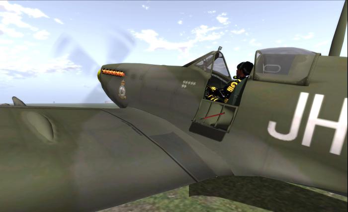 "Contact!" The Mark IX's Merlins starts ... 