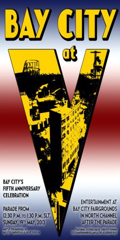 Bay City Fifth Anniversary Poster