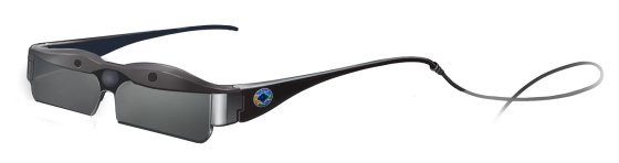 CastAR: Gabe Newell allowed  glasses (image courtesy of Technical Illusions / The Verge)