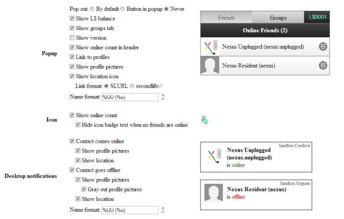 The Chrome Life options