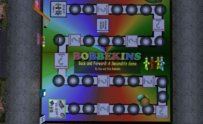 The bobbekins Back and Forward Game
