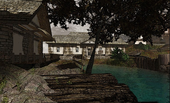 Forgotten City - "pen and ink"