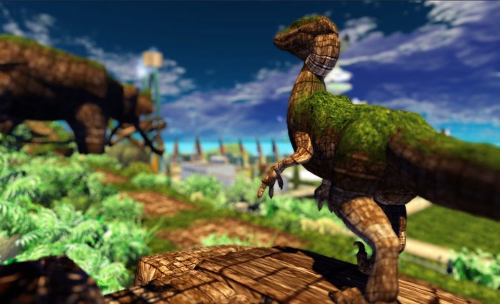 One of the many sculptures to be found lining a path leading up to the main stage and which together tell a story of their own.