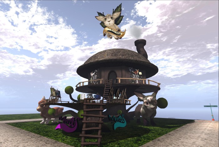 I confess I'm not a fan of SL breedables per se (although there are exceptions!). However,  meeroos - http://maps.secondlife.com/secondlife/SL10B%20Mesmerize/41/90/22