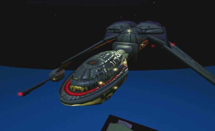 The Bird of Prey with Loki's lighting and added materials