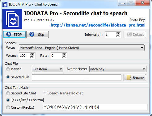 Idobata: text chat-to-speech