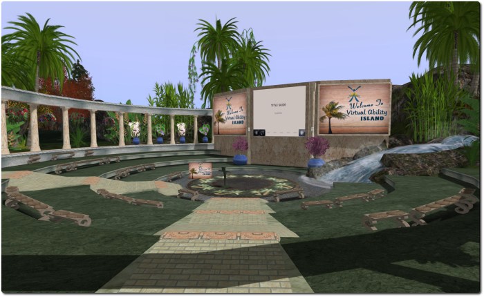 The Sojourner Auditorium, Virtual Ability Island 