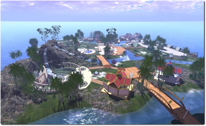 Virtual Ability Island - the hub of Virtual Ability's work in Second Life