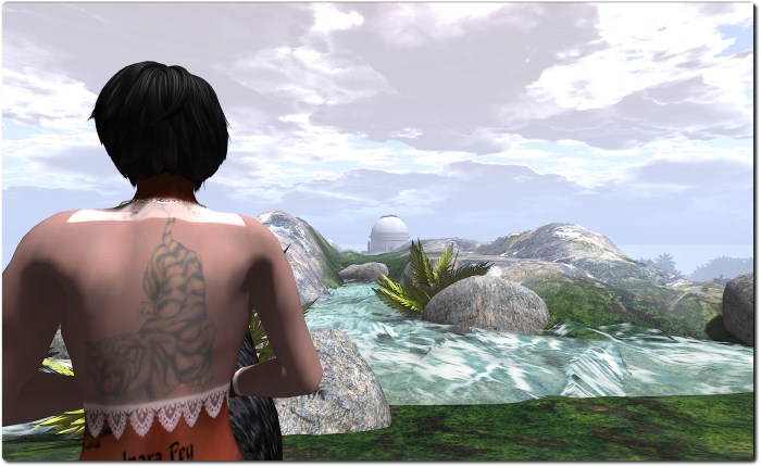 Approaching the observatory ... 