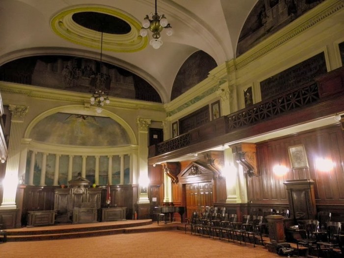 The Knights of Pythia Temple, Tacoma, where the performance took place in RL