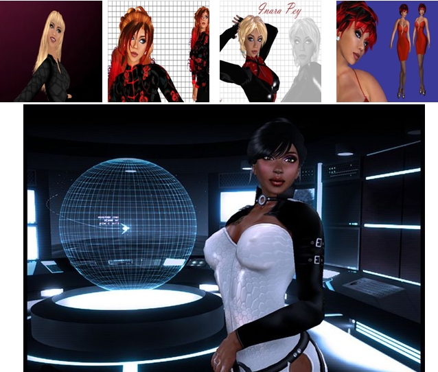 Pey time: over the years from then (top left) to now (main)