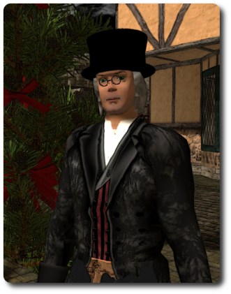 Shandon Loring reprises his role as Ebenezer Scrooge