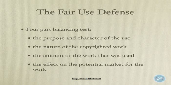 TF-007 Fair-use-defence