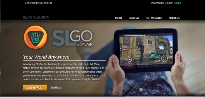 The SL Go website