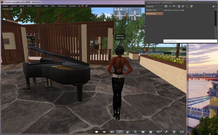 The conversations floater can be pulled out of the viewer - but if you detach a specific IM tab, it will bounce back into the viewer window and cannot currently be dragged back out