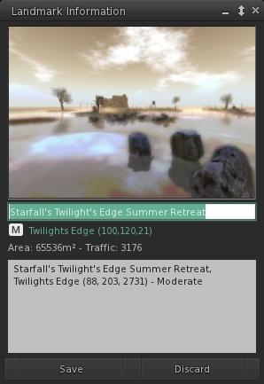 The revised Landmark This Place floater