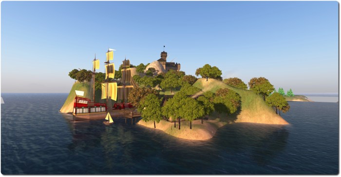 The Baronial Castle - a Linden Lab themed region