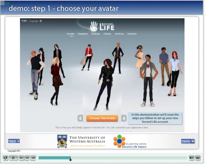 Modules include built-in demonstrations, allowing users to see what they'll need to to in order to complete assorted tasks