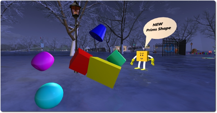 Second Life History: the arrival of new primitive shapes (2004)