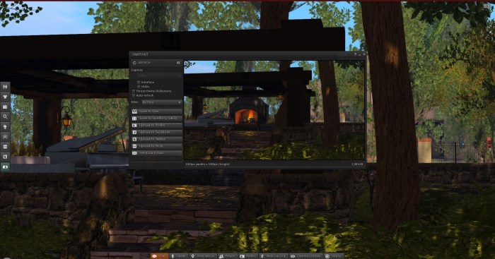 NiranV Dean has been working on a more unified snapshot floater, which is currently undergoing testing. It will hopefully appear soon