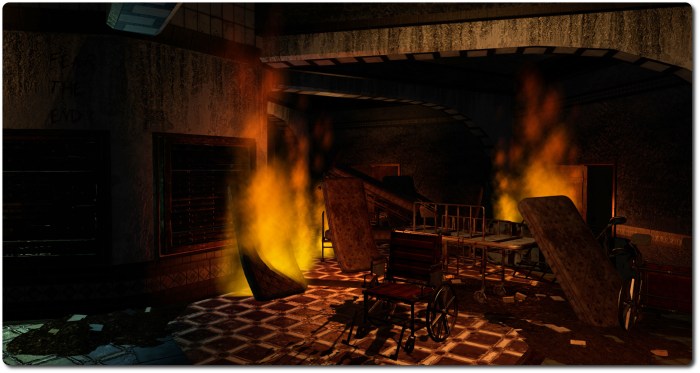 Inside the happy house ...