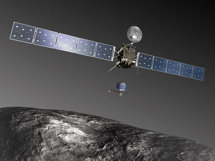 Rosetta and Philae (image: European Space Agency)