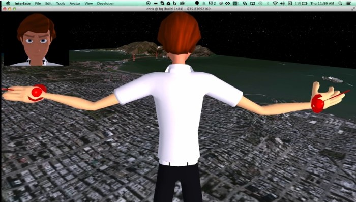 Using the Sixsense Hydra with the High Fidelity interface