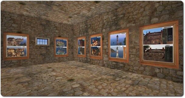 Copyright an IP infringement takes many forms in Second Life, upon and including the ripping of entire regions, as Vintage Village owner Oriolus Oliva unpleasantly found out in 2011. -See the report on Prim Perfect'a blog, and see the exhibition