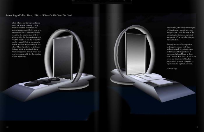 not only does the UWA, under Jayjay's guidance and FreeWee Ling's curation, promote and display art in Second Life through its various challenges, it also preserves that art in print through it SiVA titles