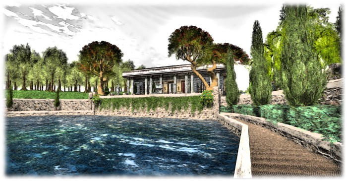 RicoRacer Clarity-Flux used Kaya's Pavilion Hall for his 2014 build, Rico's Teahouse 