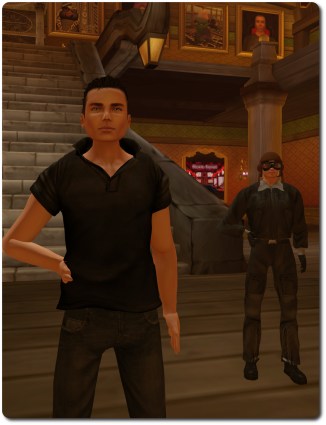 Men of action (and identical poses ;-) : Ebbe Linden and Cubey Terra