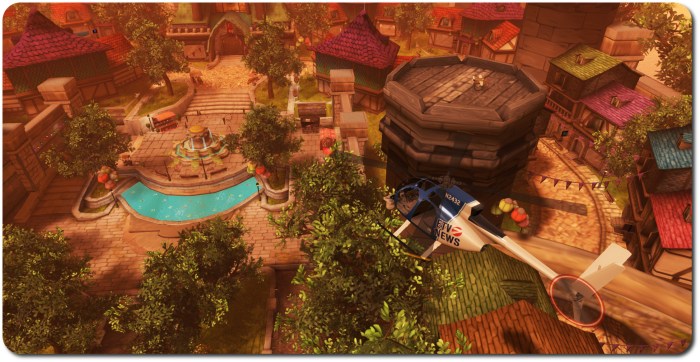 News that the event was taking place had spread far and wide, so much so that the media dispatched an helicopter to report on proceedings