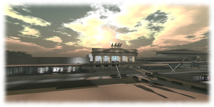 Berlin, Fashion For Life - The Brandenburg Gate stands tall over proceedings. Region designed by Setsuna Infinity