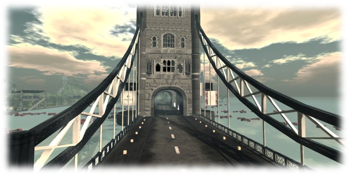 London, Fashion For Life - cross Tower Bridge as you make your way around the world, but don't miss the Gachas when you do! Region design by Rebeca Bashly