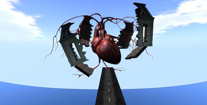 The familiar concave horizon line between "sky" and "water" seen when running the viewer in "deferred" mode (ALM enabled) ... 