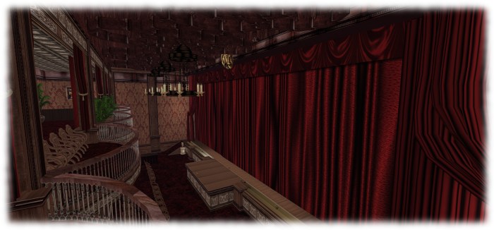 The Community Library offers rich resources and facilities for residents: reading rooms, social spaces, information kiosks and - and pictured - a theatre - for just a part of the facilities which can be discovered when exploring