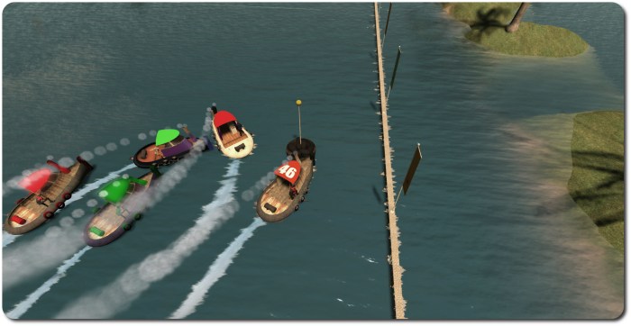 And the Red team gains possession of the puck - not the covering move by one of the reds to block the advancing Greens