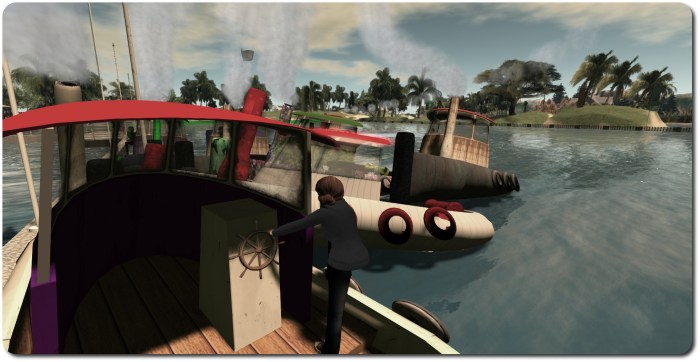 A Tugby scrum up close!