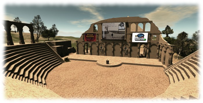 VWBPE 2015: the main auditorium stands ready