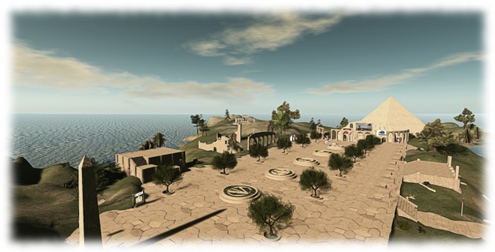 The VWBPE main plaza in SL 