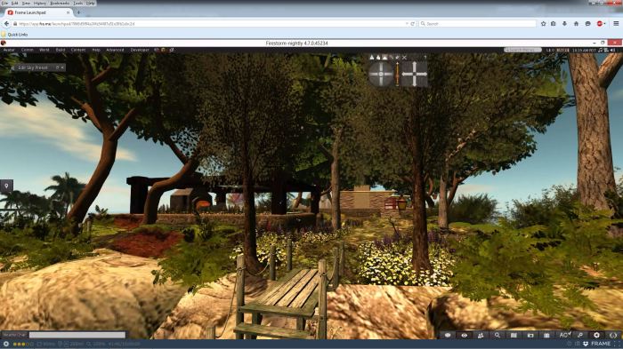Running Firestorm in Frame via Firefox