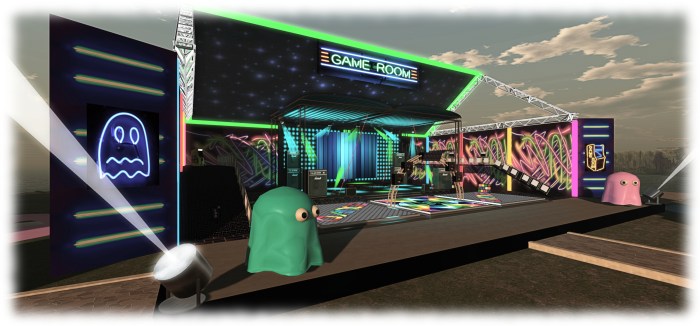 Pac-Man features in the Halfway There 1980s region