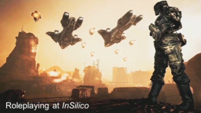 The InSilico RPG was mentioned to help illustrate the wide variety of SL content