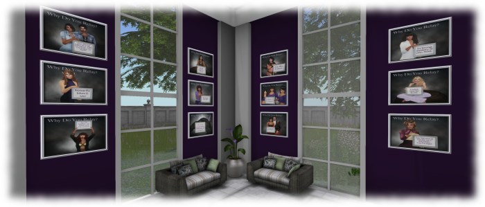 Stand, Relay d'Alliez: some of the "Why I Relay" challenge portraits