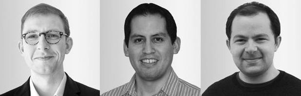 Richard Newcombe, Renato Salas-Moreno, and Steven Lovegrove of Surreal Vision (image courtesy of Oculus VR)